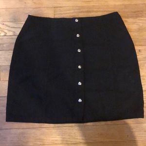 Forever 21 | Velvet Button Up Skirt